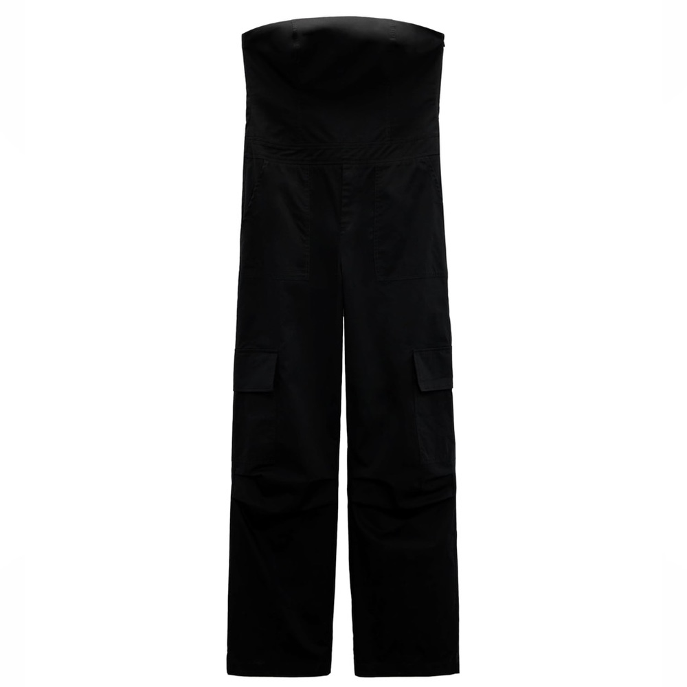 Black cargo jumpsuit - Brand New
